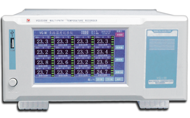 威格多路溫度測量儀 溫升測試儀(VG1016W)廠家直銷，品質(zhì)保障插圖